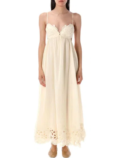 ZIMMERMANN ZIMMERMANN COCO EMBROIDERED MAXI DRESS