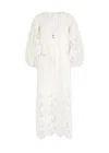 Zimmermann Womens Ivory Coco Lace Woven Midi Dress