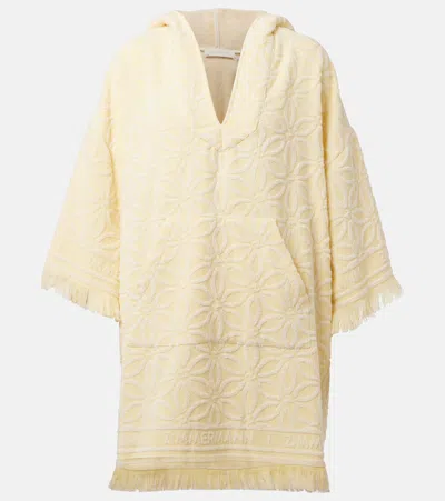 Zimmermann Coco Hooded Cotton Terry Minidress