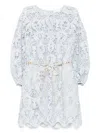 Zimmermann Coco Lace Mini Dress In Multi