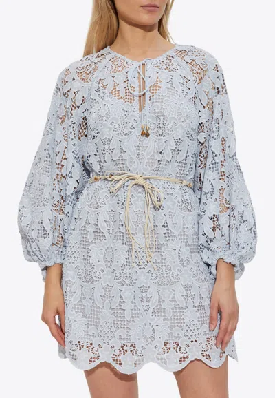 ZIMMERMANN COCO LACE MINI DRESS