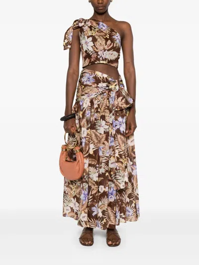 Zimmermann Coco One-shoulder Blouse
