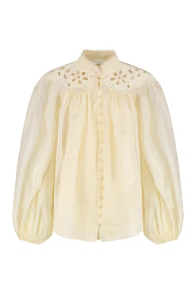 ZIMMERMANN ZIMMERMANN COCO RAMIE SHIRTS