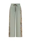 Zimmermann Sage Multi Floral Silk Habotai Coco Trousers