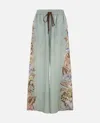 Zimmermann Mint Green Silk Coco Pyjama Pant