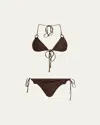 Zimmermann Coco Texture Ring Two-piece Swimsuit
