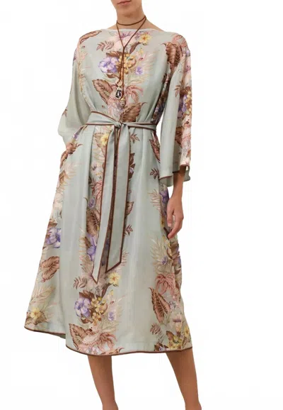 Zimmermann Midi Dress In Gray