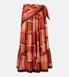 Zimmermann Como Printed Silk Maxi Skirt In Multi