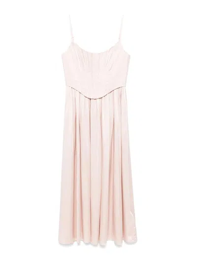 ZIMMERMANN CORSET MIDI DRESS