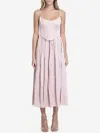 Zimmermann Corset Midi Dress In Pink