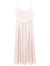 Zimmermann Corset Midi Dress In Pink