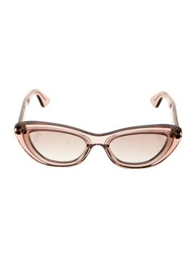 Pre-owned Zimmermann Cosmo Cateye Cat-eye Sunglasses In Clear/pink