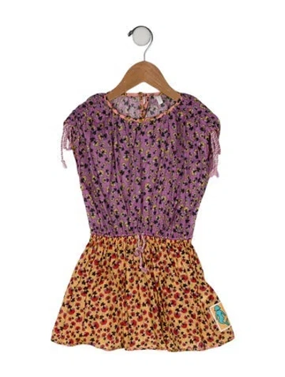 Pre-owned Zimmermann Babies' Cotton All Over Print Dress