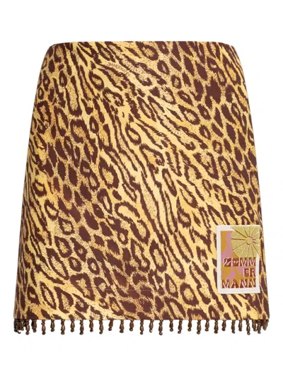 Zimmermann Rock Mit Perlen In Brown