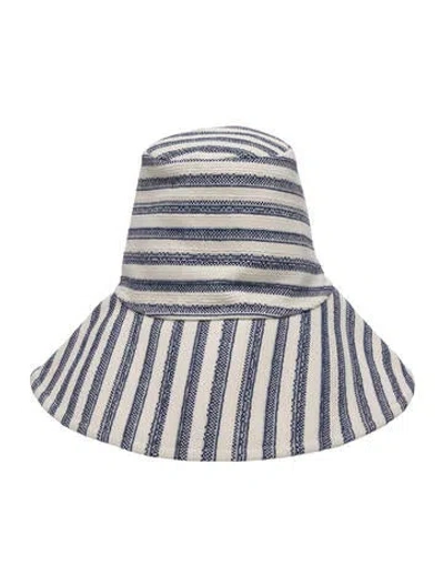 Pre-owned Zimmermann Cotton Bucket Hat In White