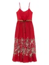 Zimmermann Rhiannon Belted Paisley-print Cotton-voile Midi Dress