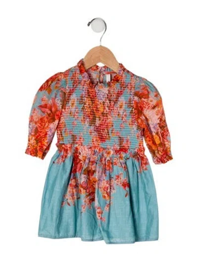 Pre-owned Zimmermann Babies' Cotton Dress In Blue