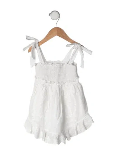 Pre-owned Zimmermann Babies' Cotton Dress In White
