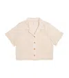 Zimmermann Cotton Embroidered Halliday Shirt In Neutral