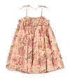 Zimmermann Cotton Floral Daylight Dress In Orange