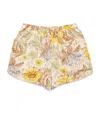Zimmermann Cotton Floral Daylight Shorts In Multi