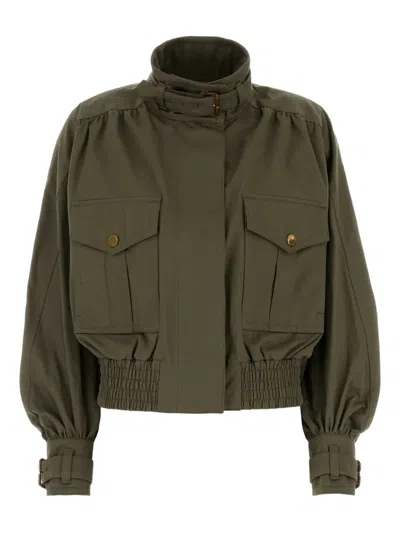 ZIMMERMANN COTTON HYPNOTIC BOMBER JACKET