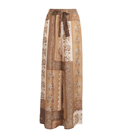 ZIMMERMANN COTTON LUCKY BANDANA TROUSERS