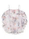 Zimmermann Cotton Mini Dress In Neutral