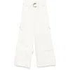 Zimmermann Illuminate Wide-leg Cotton Cargo Trousers