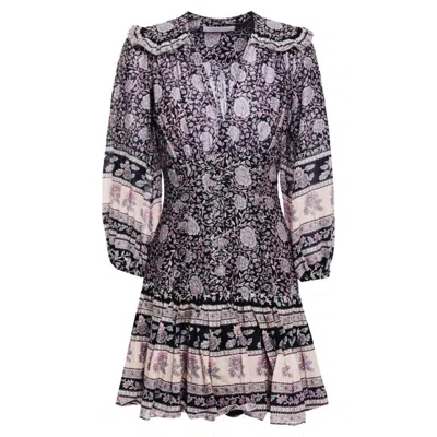 Pre-owned Zimmermann Cotton Printed Dress In Gray
