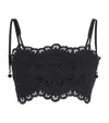Zimmermann Rhiannon Embroidered Bodice Top In Black