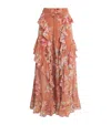 Zimmermann Ruffled Awakened Maxi Skirt