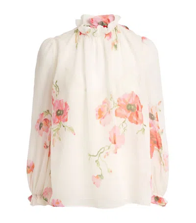 ZIMMERMANN ZIMMERMANN COTTON-SILK LIGHTBURST BLOUSE