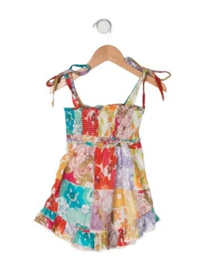 Pre-owned Zimmermann Babies' Cotton Sleeveless Dress In Pink