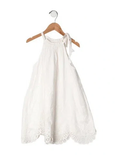 Pre-owned Zimmermann Babies' Cotton Sleeveless Dress In White