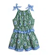 Zimmermann Kids Wylie Printed Cotton Playsuit