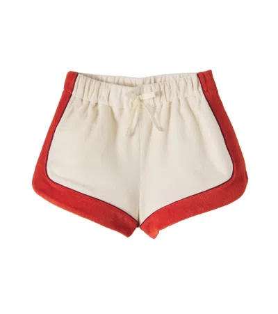 Zimmermann Cotton Terry Shorts In White