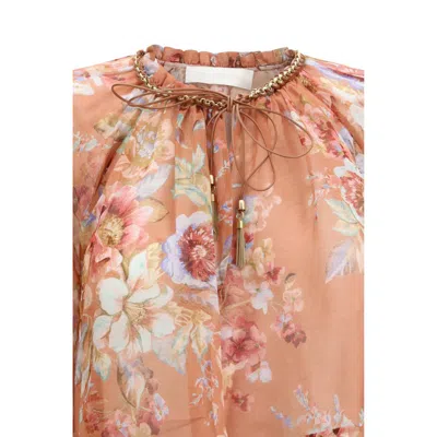 Zimmermann Cotton Women's Blouse In Brown