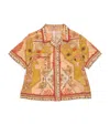 Zimmermann Girls Wylie Pocket Blouse In Yellow