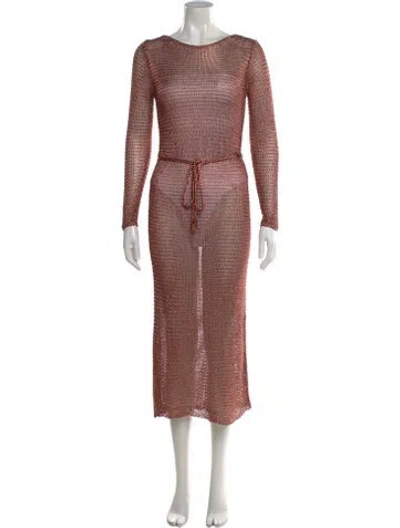 Pre-owned Zimmermann Crew Neck Long Dress