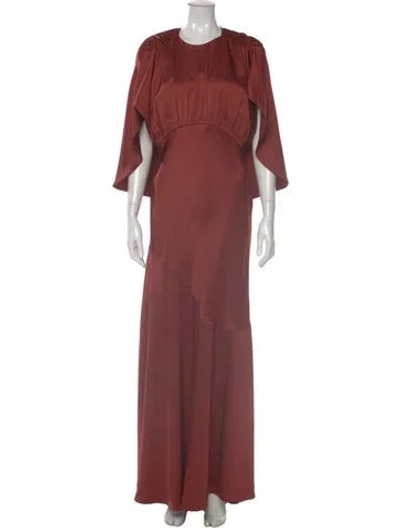 Pre-owned Zimmermann Crew Neck Long Dress W/ Tags In Pink