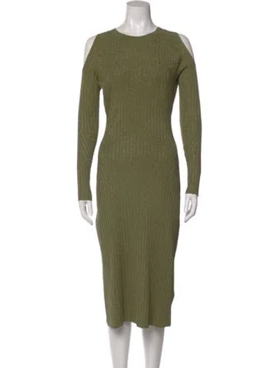 Pre-owned Zimmermann Crew Neck Midi Length Dress W/ Tags