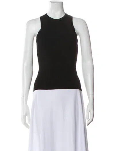 Pre-owned Zimmermann Crew Neck Sleeveless Top In Gray