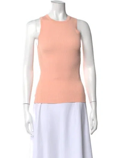 Pre-owned Zimmermann Crew Neck Sleeveless Top W/ Tags In Pink
