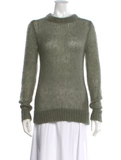 Pre-owned Zimmermann Crew Neck Sweater In Green
