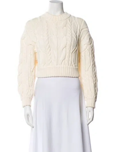 Pre-owned Zimmermann Crew Neck Sweater In Neutral