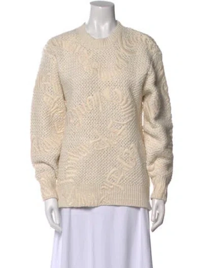 Pre-owned Zimmermann Crew Neck Sweater In Neutral