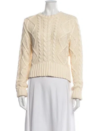 Pre-owned Zimmermann Crew Neck Sweater In Neutral