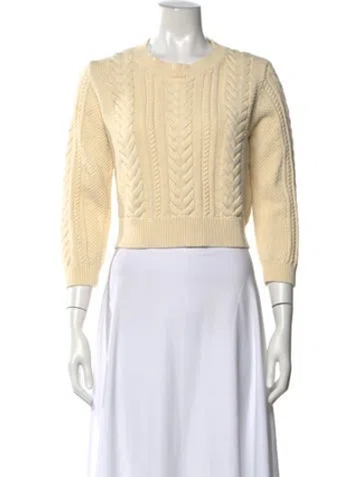 Pre-owned Zimmermann Crew Neck Sweater In Neutrals