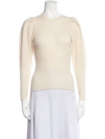 Pre-owned Zimmermann Crew Neck Sweater In Neutrals